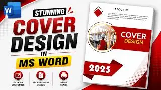 Attractive Cover Design in MS Word