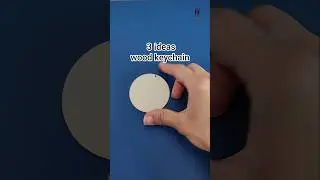 DIY wood keychain ideas 🔥 #trendingshorts #diykeychain #diy #woodscraft #polymerclay #stencil #gesso