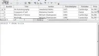 Create simple queries in SQL View - English