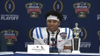 Ole Miss vs. Georgia reaction: QB Trinidad Chambliss 'speechless' after CFP upset win