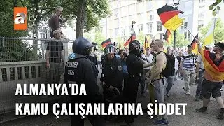 Violence against public employees in Germany.