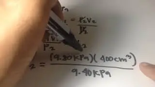 Boyle's Law problems (Gen Chem 1)