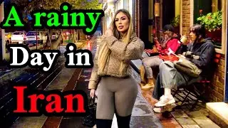 Is Iran dry or rainy? A rainy day in Iran / tehran / قیطریه