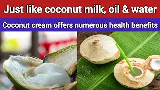 health benefits of coconut cream