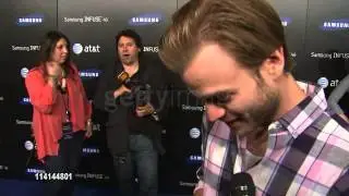David Gallagher On Celebrating With Samsung