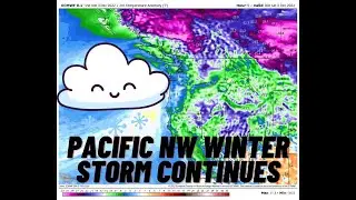 Pacific NW Storm rolls through and a look at an active extended?