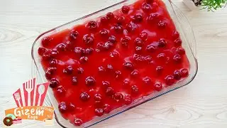 Labnesiz❌ Fırınsız❌ Vişne Soslu Yalancı Cheesecake💯