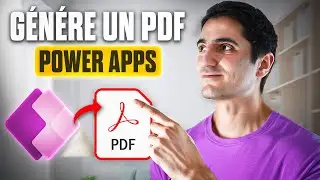 PowerApps course in 8 minutes! How to create a PDF and send it by email? | Tutorial for beginners