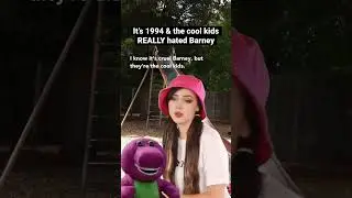 #90skids really did NOT like Barney. Remember all the vicious &ldquo;I Hate You, You Hate Me&rdquo; songs?