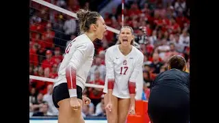 Highlights: Stanford Women's Volleyball Defeats #6 Wisconsin