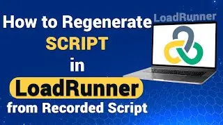 How to Regenerate a Script in Web Protocol LoadRunner from Recorded Script | LoadRunner Tutorial