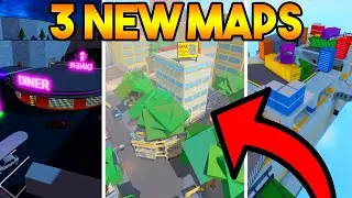 3 NEW MAPS IN ARSENAL! (Midtown, Diner, Vertigo) (ROBLOX)