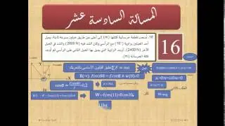 A 1فيزياء   الميكانيك   درس  6   الفصل الاول  تمارين الجزء الرابع