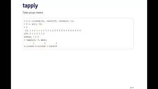 Loop Functions   tapply