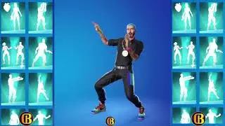 fortnite J Balvin Skin Showcase With Icon Series Dances & Emotes | Fortnite  Series