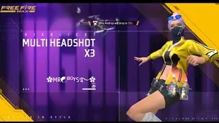 Free Fire Game Play Headshot Highlight..