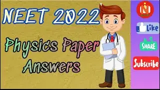 NEET 2022 PHYSICS QUESTION ANSWER || PHYSICS IN ONE SHOT || NEET 2022 PHYSICS QUESTION || #neet2022