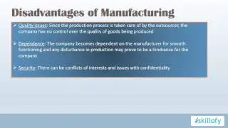 Manufacturing Outsourcing