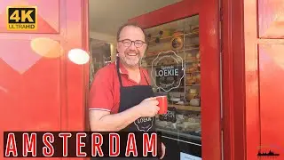 Friendly Amsterdam ! 4K Walking Tour from Amstel Station via  Diamantbuurt to the De Pijp | HDR