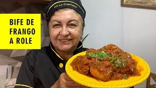 BIFE A ROLE DE FRANGO FÁCIL DE FAZER