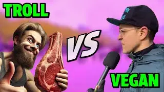 LIVE: Vegan DEBATES and COOKS Troll