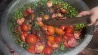 Black sesame curry/penjung Han (Naga Lotha special)