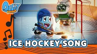 ICE HOCKEY SONG - Music Video | Olley Dinosaur | Learn Sing Explore | Educational Kids Songs
