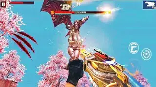 Zombie Fire 3D Offline Game | New Gun  Upgrade | CHAINSAW LAUNCHER | Zombie shooting