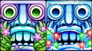 temple run 2 blooming sands vs frozen festival