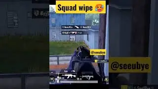 SQUAD WIPE✨✨✨ Pubg mobile seeubye #seeubye  #pubgmobile #bgmi #panda