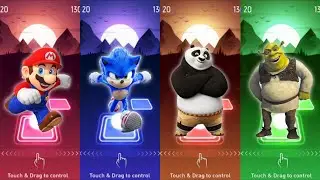 Tiles Hop Master | Super Mario,Sonic,Kunfu Panda,Shrek