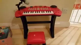 Argos Chad valley stool & stand keyboard for toodlers