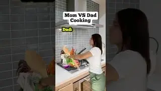 Mom vs Dad cooking 🤣