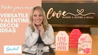 Versatile Valentine Decor Ideas 💕 | Wood Signs, Mini Tags & Transfers