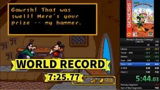 *WR* Mickey's Ultimate Challenge Speedrun - Cake difficulty - 7:25.77