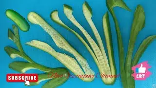 CUCUMBER CARVING & DESIGN #art #design #style || Novo Vizcayano Channel