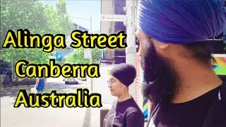 Alinga Street Canberra, Australia da ik najra kuj is tra da !! public transport kuj ida di !!