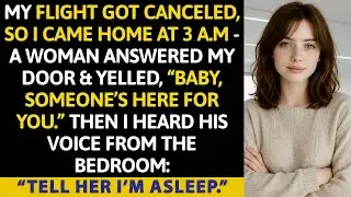 My Flight Got Canceled, So I Came Home At 3 A.M — A Woman Answered My Door & Yelled, “Baby, Someone