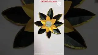 waste is best | waste wadding card wall decor | #craft #walldecor #wastematerialcraft  #diy #shorts