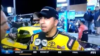Matt Crafton post race interview 2016 Ford Ecoboost 200