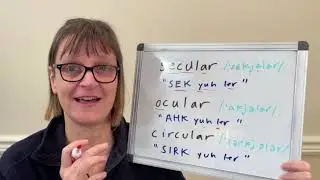 How to Pronounce Secular, Ocular and Circular