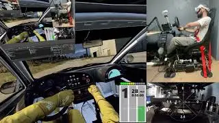 Testing OpenVR Motion Compensation using VR Controller (DOF P3 Motion Sim)