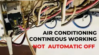 Changed window Air conditioning thermostat || mulfunctioning