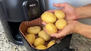 Pouca gente faz batata na Air Fryer desse jeito