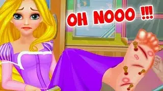 Snow White Help Rapunzel Foot Doctor Princess Baby Girl Game Baby Games Children's Songs