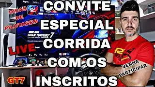 GRAN TURISMO 7, CORRIDA COM OS INSCRITOS DO CANAL UM CONVITE ESPECIAL PRA VOCÊS, VENHA PARTICIPAR!!