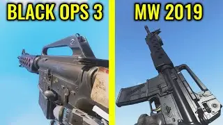 COD Black Ops 3 vs Modern Warfare 2019  - Weapons Comparison