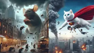 super hero cat| rescue story | cat and mouse #lifeofkitty
