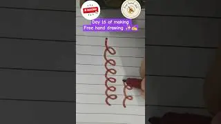 day 16 ✍️ #satisfying #audio #vol #sound #sketch #freehand #drawing #art #fyp #viral #trend #draw