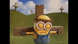 Minion on da cross